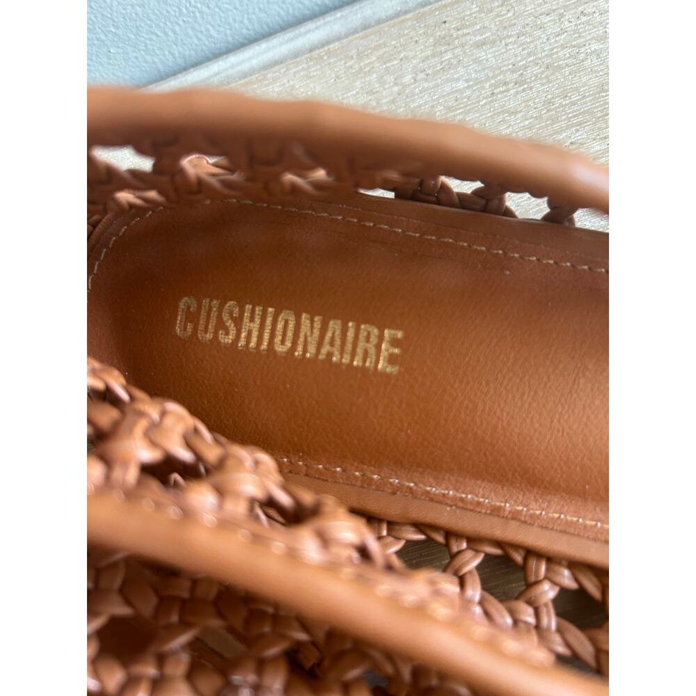 Cushionaire ballet woven brown spring flats , size 10 - Picture 3 of 5